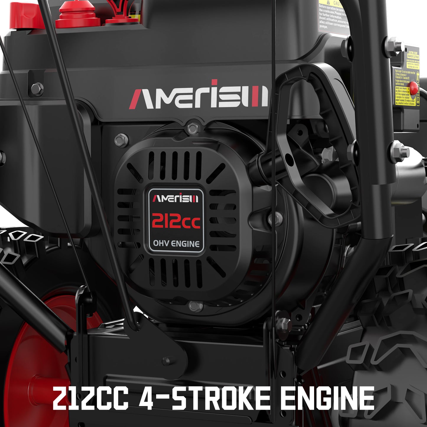 26" 212cc Self-Propelled Gas Snow Blower, AM7019B-W