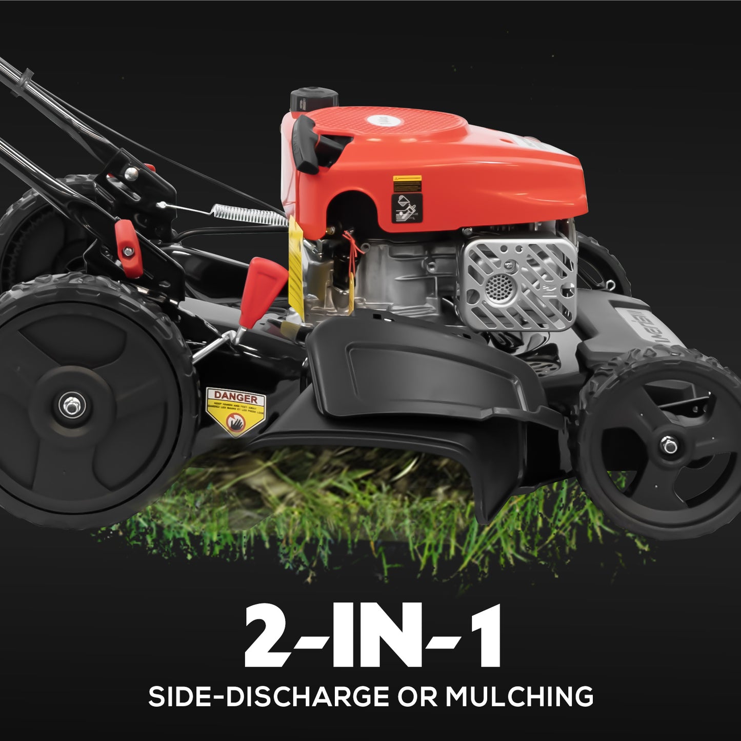21" 144cc 2-in-1 Gas Push Lawn Mower AV8621C1