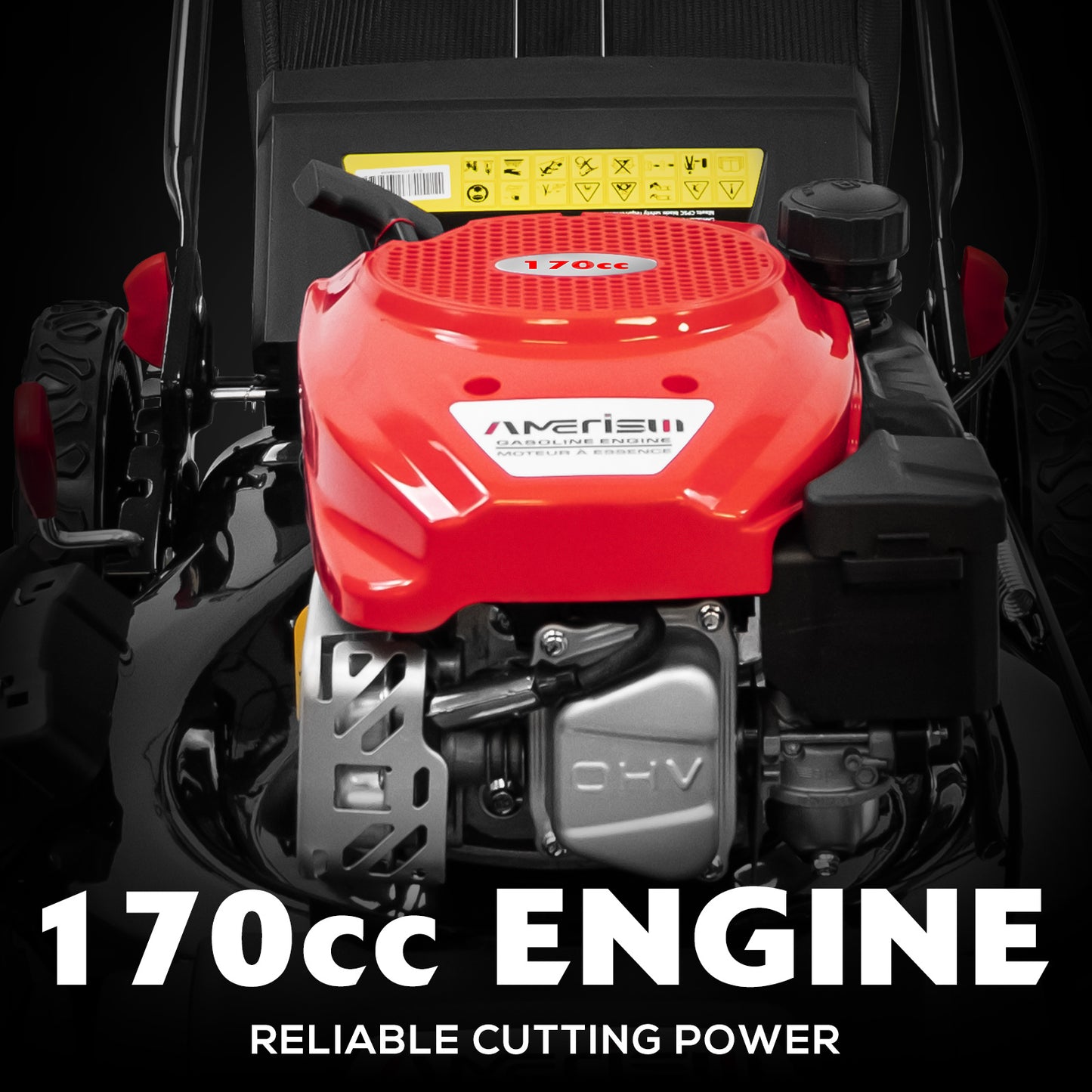 21" 170cc Gas Self-propelled 3-in-1 Lawn Mower AV8621S1