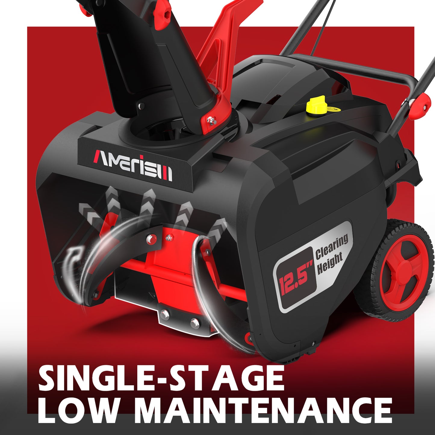 21" Gas Snow Blower, 212 cc, Single-Stage , AM7006A-W