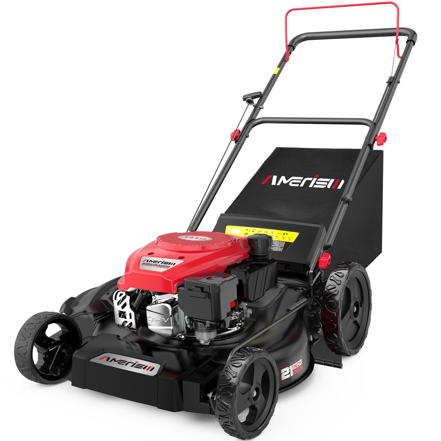 21" 144cc 3-in-1 Gas Push Lawn Mower AV8621P1