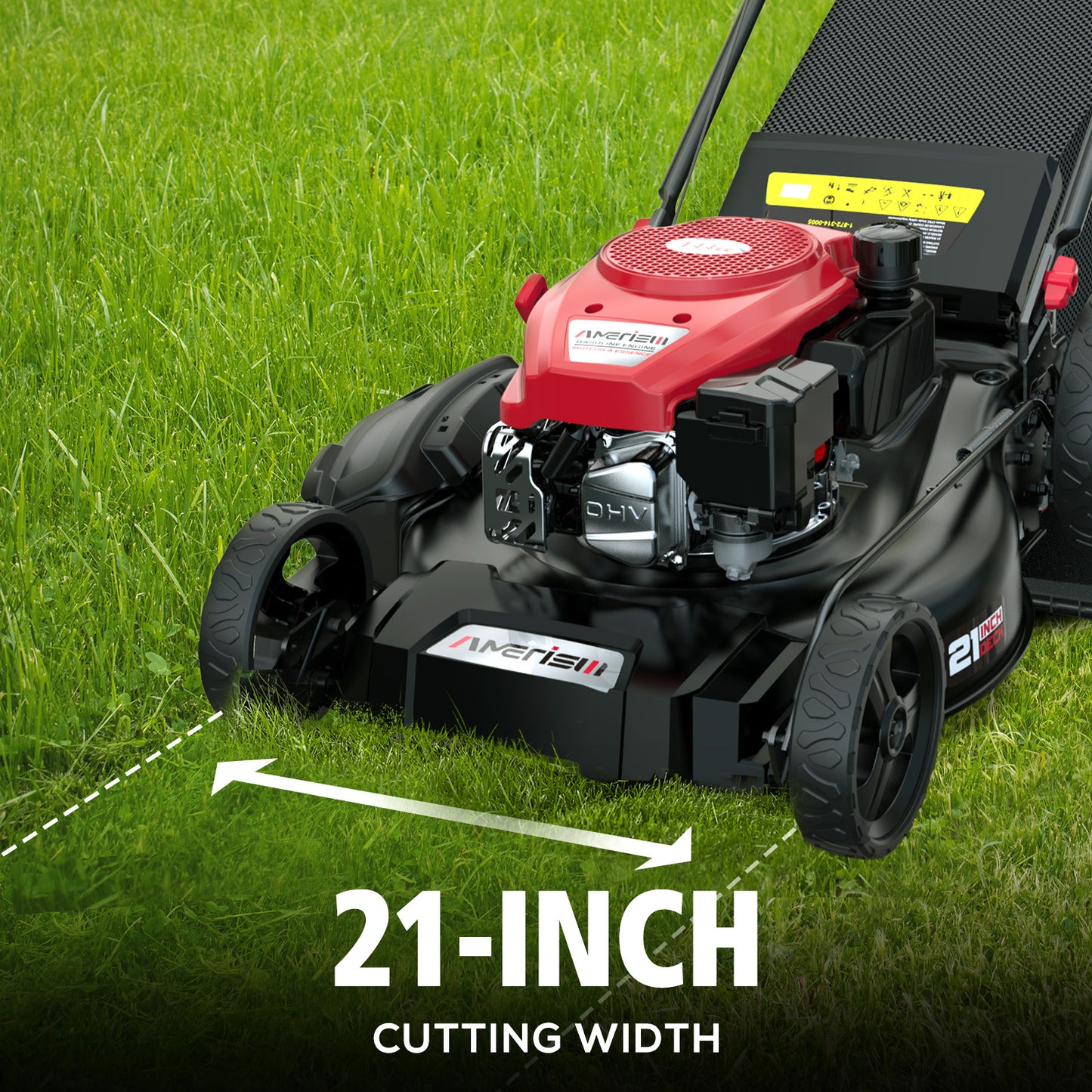 21" 144cc 3-in-1 Gas Push Lawn Mower AV8621P1