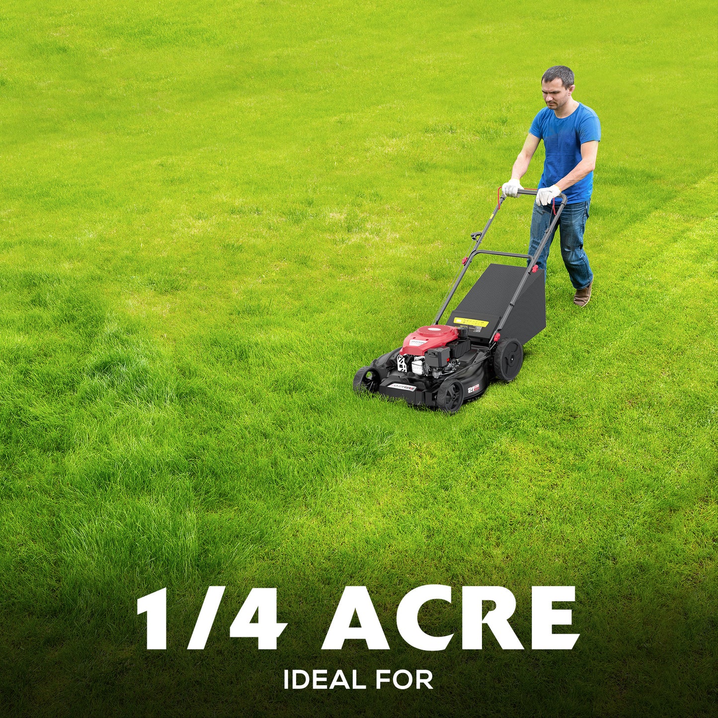 21" 144cc 3-in-1 Gas Push Lawn Mower AV8621P1
