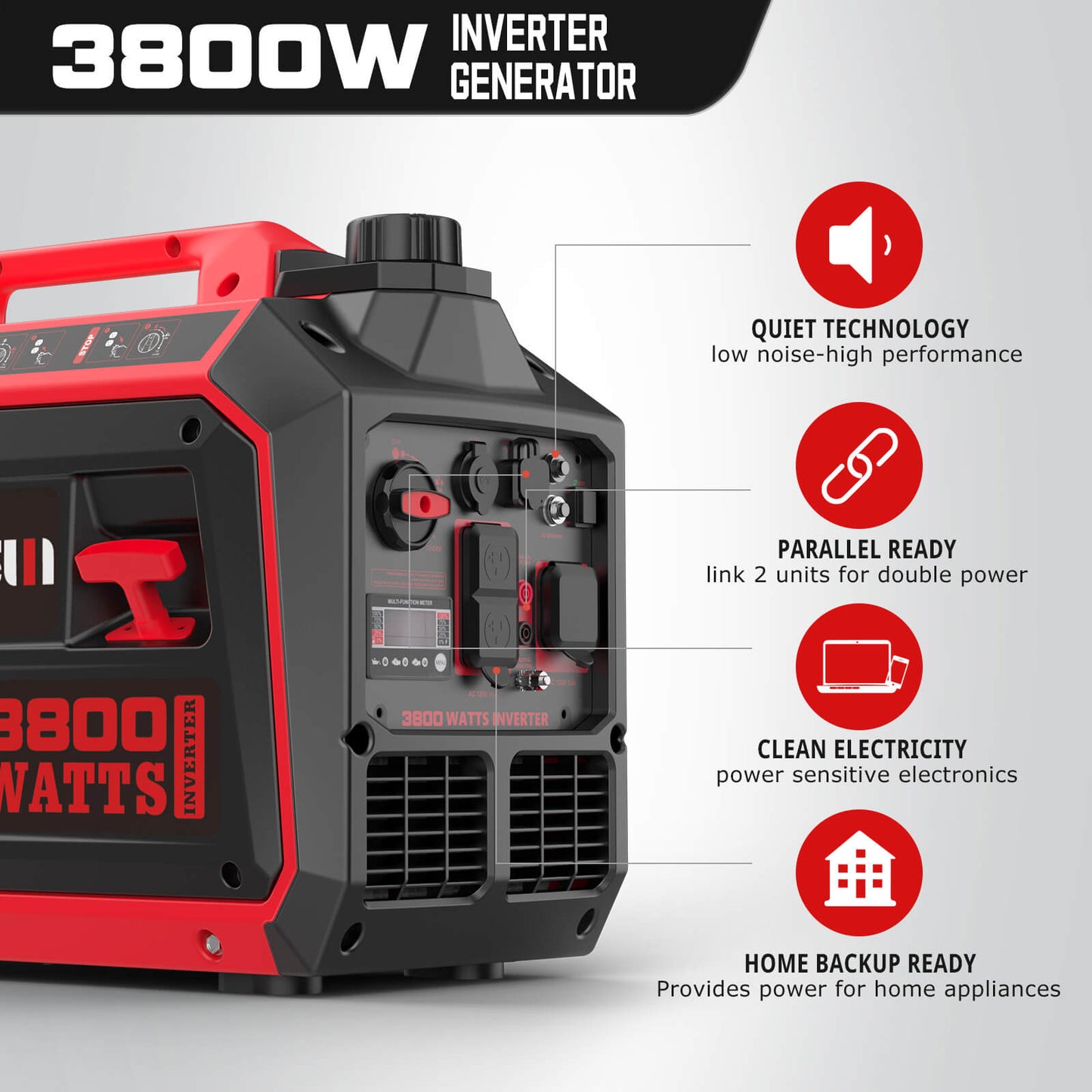 3800W Inverter Gas Generator AM5035