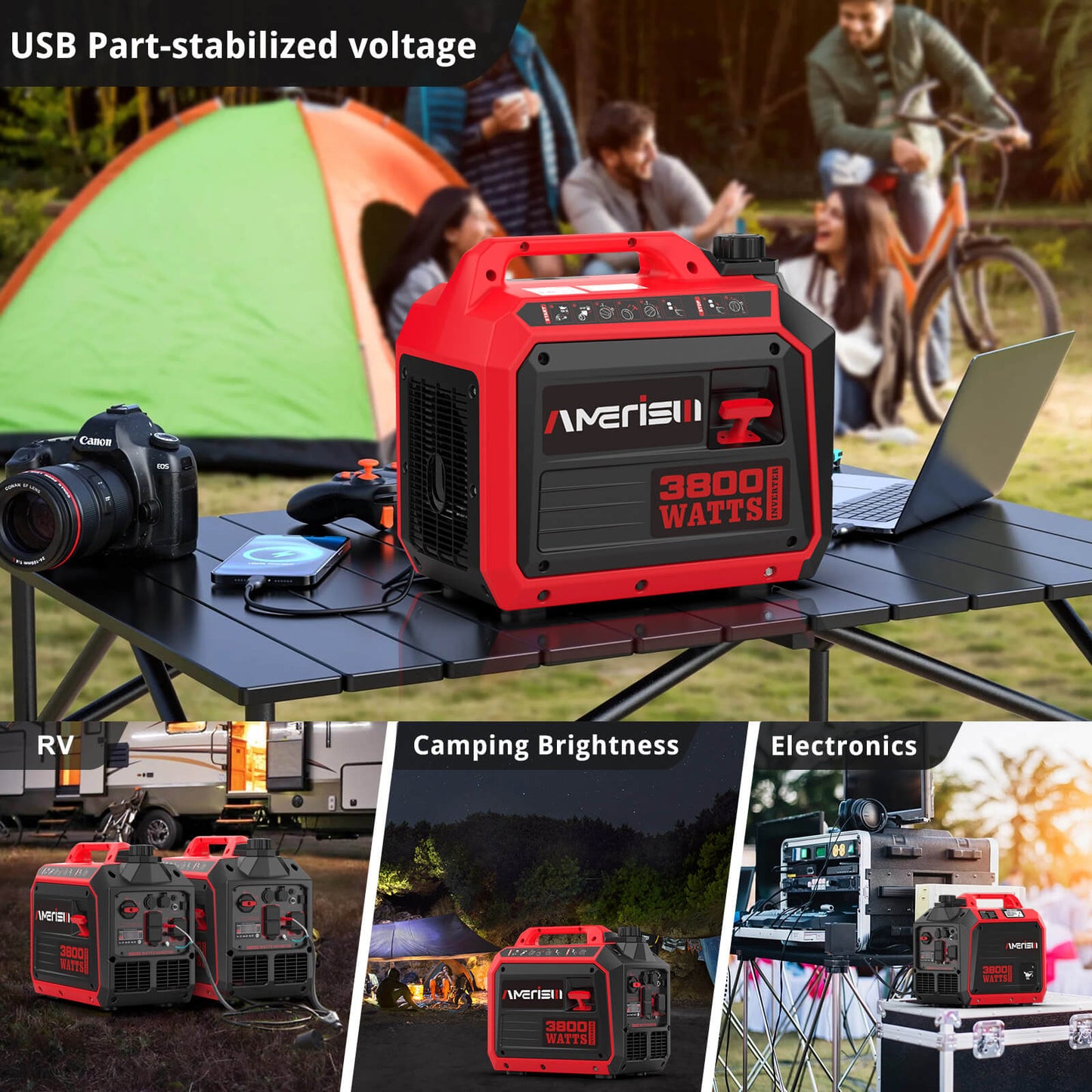 3800W Inverter Gas Generator AM5035